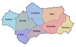 Andalucia provinces