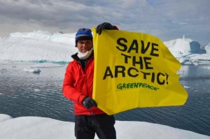 GREENPEACE: The environmental charity wants the Arctic to be left as a ‘sanctuary’, with no drilling for oil or gas and no fishing