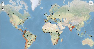 CONFLICTS: The atlas, created by 23 global organisations, maps out sites where there is conflict due to a project’s ‘damaging effects’ on the environment
