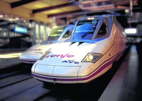 SPAIN'S HIGH SPEED TRAINS: Reaching speeds up to 300kph, the AVE is now the second largest high-speed rail system in the world, beaten only by China’s enormous 11,000km network