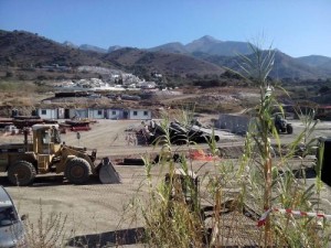 NERJA: Work began on the plant, in Aguahierro, this January as part of the national plan to improve water quality