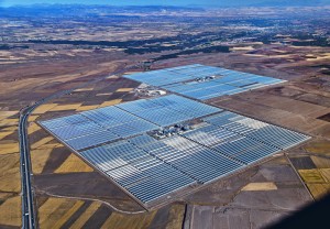 DISPUTE: Nine investors in the Granada-based solar power plant – the largest in Europe at two square kilometres – are suing Spain