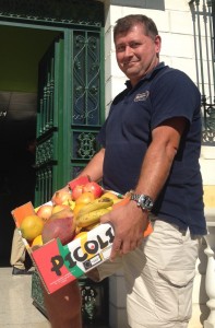 ORGANIC: Fruit and vegetables have never been more accessible on the Costa del Sol, thanks to organic entrepreneur, Jesus Gomez