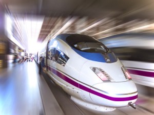 TESTING TIMES: For the proposed high speed train test track near Antequera