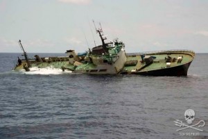BANDIDOS 6: Sunk by environmental group Sea Shepherd